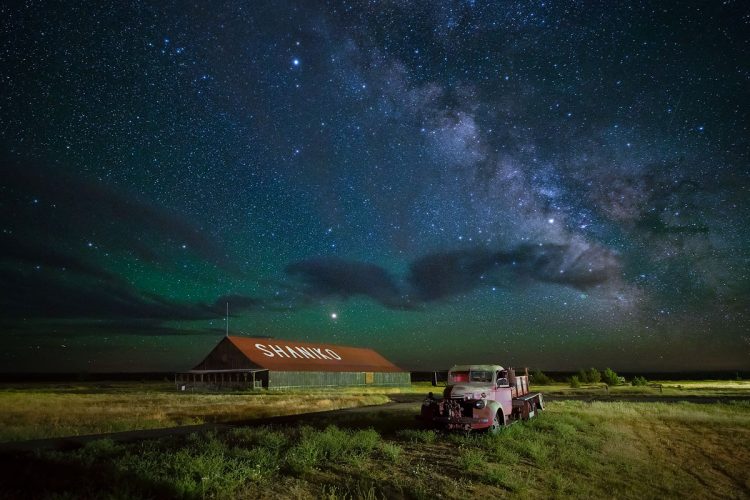 Light Painting at Shaniko Ghost Town 2025 Cascade Center of Photography